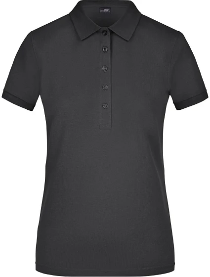 Daiber JN 709 Dámské elastické piqué polo 02.0709 black Daiber JN 709 Dámské elastické piqué polo 02.0709 black