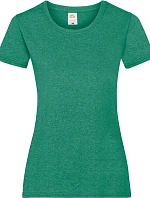 Fruit of the Loom Lady-Fit Valueweight T Dámské tričko 16.1372 retro heather green