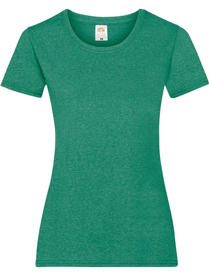 Fruit of the Loom Lady-Fit Valueweight T Dámské tričko 16.1372 retro heather green Fruit of the Loom Lady-Fit Valueweight T Dámské tričko 16.1372 retro heather green