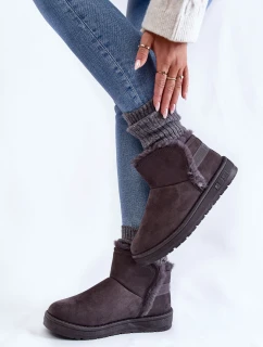 Dámské boty do sněhu Big Star model 21599759 šedé - Big Star Shoes