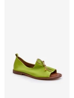 Dámské kožené baleríny model 21652455 - Zazoo Dámské kožené baleríny model 21652455 - Zazoo