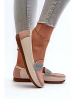 Dámské mokasíny z eko kůže růžové model 21661270 - EVENTO Dámské mokasíny z eko kůže růžové model 21661270 - EVENTO