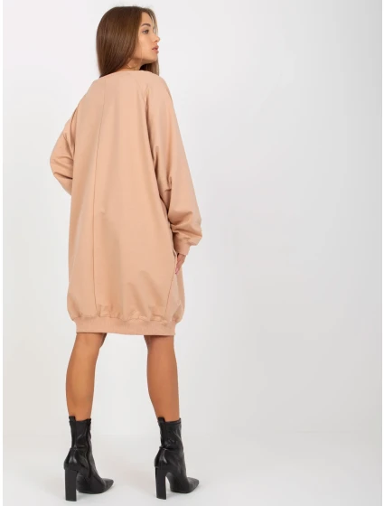 Bluza VI BL model 19755086 ciemny bezowy - FPrice Bluza VI BL model 19755086 ciemny bezowy - FPrice