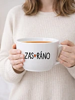 ZAS_RÁNO - MEGA XXL keramický hrnek 1000 ml