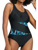 Jednodílné dámské plavky S36W Fashion Sport černé - Self