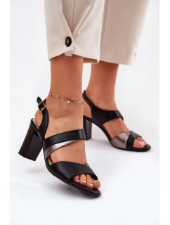 Sandály na podpatku model 212908 Step in style