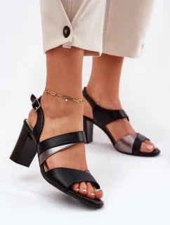 Sandály na podpatku  model 212908 Step in style