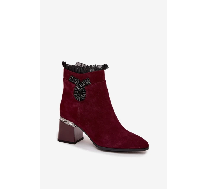 Boty na podpatku  model 221134 Step in style