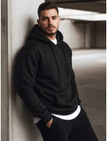 Pánská černá mikina model 21993108 - Dstreet Pánská černá mikina model 21993108 - Dstreet