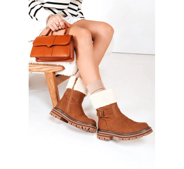 Dámské zateplené velbloudí boty Dstreet model 21993807 - FashionStreet
