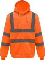 Yoko HVK 07 Hi-Vis mikina s kapucí 79.VK07 hi vis orange