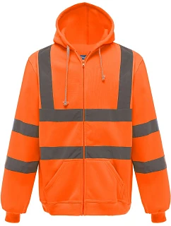 Yoko HVK 07 Hi-Vis mikina s kapucí 79.VK07 hi vis orange