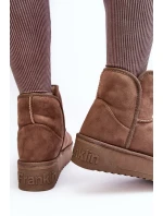 Veganské Sněhule Na Platformě D.Franklin DFSH371004 Tmavobežové