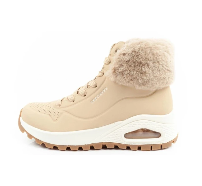 Skechers Uno Rugged dámská sportovní obuv zateplené boty zimní hnědé dámské