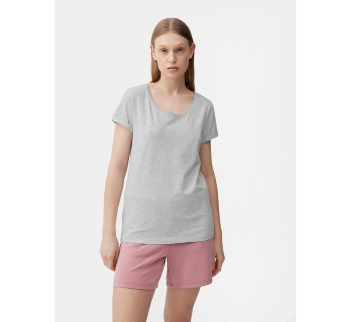 Dámské hladké tričko model 21816700 dámské - 4F Dámské hladké tričko model 21816700 dámské - 4F