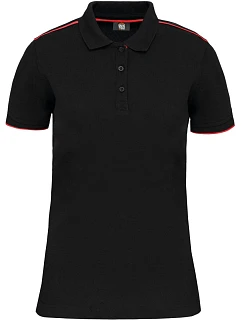 271 Dámské pracovní piqué polo "DaytoDay" model 22423865 black/red - WK