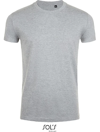 SOL'S Imperial Fit Pánské tričko "Slim Fit" 25.0580 grey melange