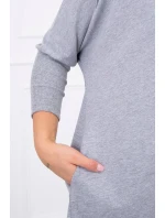 Oversize halenka šedá