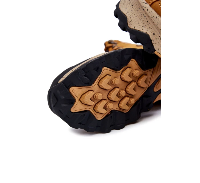 Pánské zateplené trekové boty Cross Jeans KK1R4020C velbloud