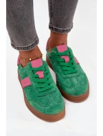 Semišové dámské tenisky Vinceza 79576 zelené Semišové dámské tenisky Vinceza 79576 zelené
