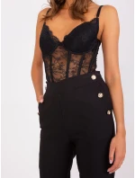 Spodnie TW SP model 21791016 czarny - FPrice Spodnie TW SP model 21791016 czarny - FPrice