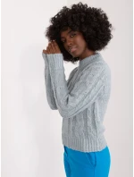 Sweter TW SW model 19529437 mietowy - FPrice Sweter TW SW model 19529437 mietowy - FPrice