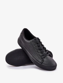 Pánské nízké tenisky z ECO kůže Big Star – černé