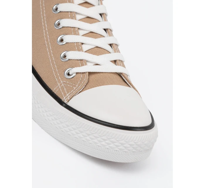 Komfortní tenisky hnědé dámské bez podpatku Komfortní tenisky hnědé dámské bez podpatku