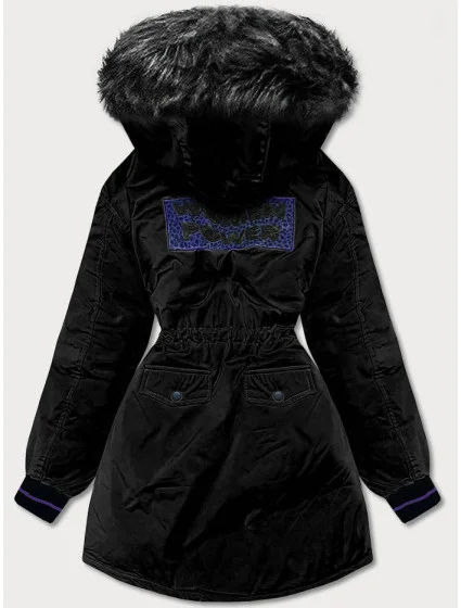 DAMSKA ZIMOWA KURTKA Z KAPTUREM CZARNA model 21242317 - Ann Gissy