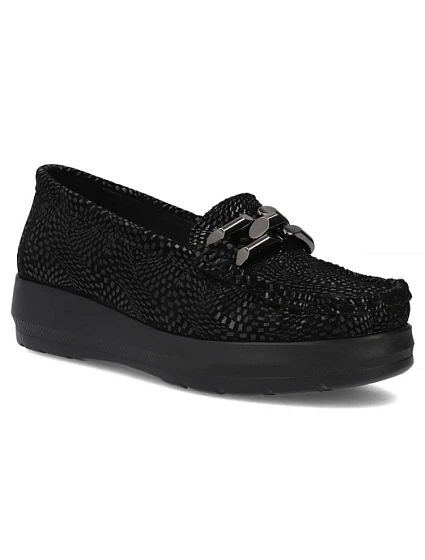 Skórzane damskie na czarne Filippo model 22087071 - Hikvision