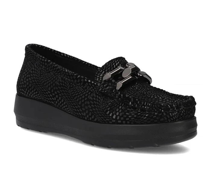 Skórzane damskie na czarne Filippo model 22087071 - Hikvision