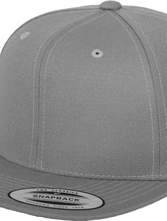 6 panelová Snapback kšiltovka silver model 22482392 - Flexfit