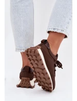 Sportovní tenisky na platformě Čokoládové Riadella