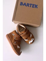 Kožené Dětské Boty Pro S   Světle Hnědé model 21958938 - Bartek S.A.