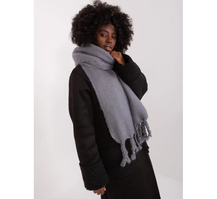 Szalik AT SZ model 19341621 ciemny szary - FPrice