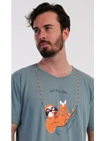 Pánská noční košile s krátkým rukávem model 21362744 - Vienetta MAN