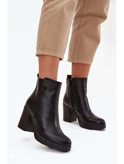 Boty na podpatku  model 220709 Step in style