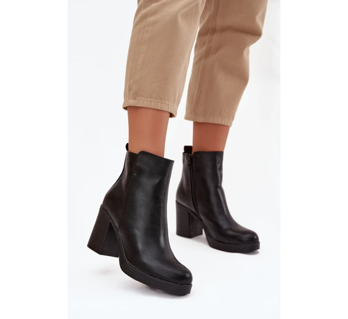 Boty na podpatku  model 220709 Step in style