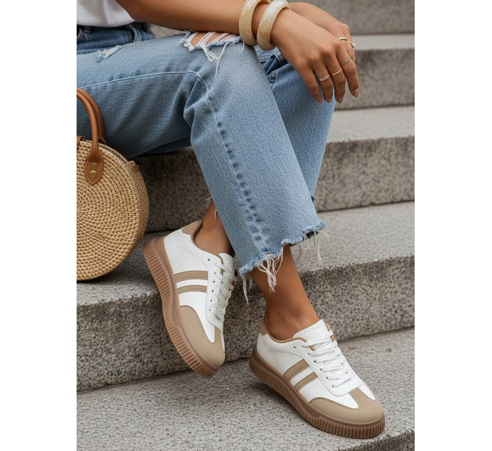 Dámské béžové boty Dstreet model 21996287 - FashionStreet