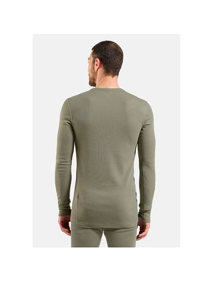 Odlo BL TOP spodní prádlo s dlouhým rukávem l/s ACTIVE WARM velikost M Grey