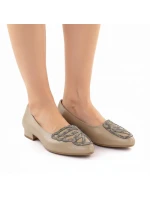 Dámské béžové polobotky M.Daszynski model 22015057 - M. Daszyński