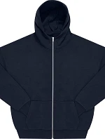 B&C Influence Zip Hood Těžká oversize mikina s kapucí 01.IZ03 navy