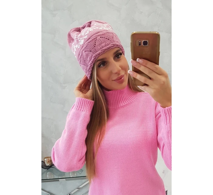 Dámská čepice Kira tmavě model 18752175 - K-Fashion Dámská čepice Kira tmavě model 18752175 - K-Fashion