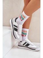 Dámské Sportovní Boty Tenisky Bílé model 21683225 - Boto Dámské Sportovní Boty Tenisky Bílé model 21683225 - Boto