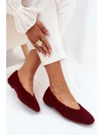 Dámské Baletky S Kožíškem Bordové model 21704606 - Boto Dámské Baletky S Kožíškem Bordové model 21704606 - Boto