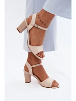 Sandály na podpatku model 228103 Step in style Sandály na podpatku model 228103 Step in style