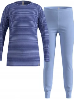 Termoprádlo - Odlo set dlouhý ACTIVE WARM SET velikost 128cm tmavě modrá