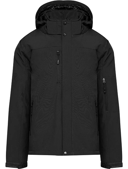 Kariban K 650 Pánská 3-vrstvá softshellová parka s kapucí 20.K650 black Kariban K 650 Pánská 3-vrstvá softshellová parka s kapucí 20.K650 black