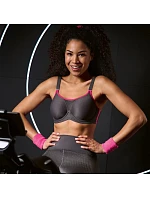 performance wireX sport. podprsenka s kost. nastavitelná ramínka 5599 anthrazit/pink - Active performance wireX sport. podprsenka s kost. nastavitelná ramínka 5599 anthrazit/pink - Active