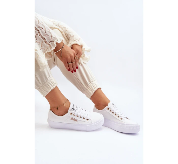 Bílé Dámské Tenisky na Platformě model 21648155 - Lee Cooper